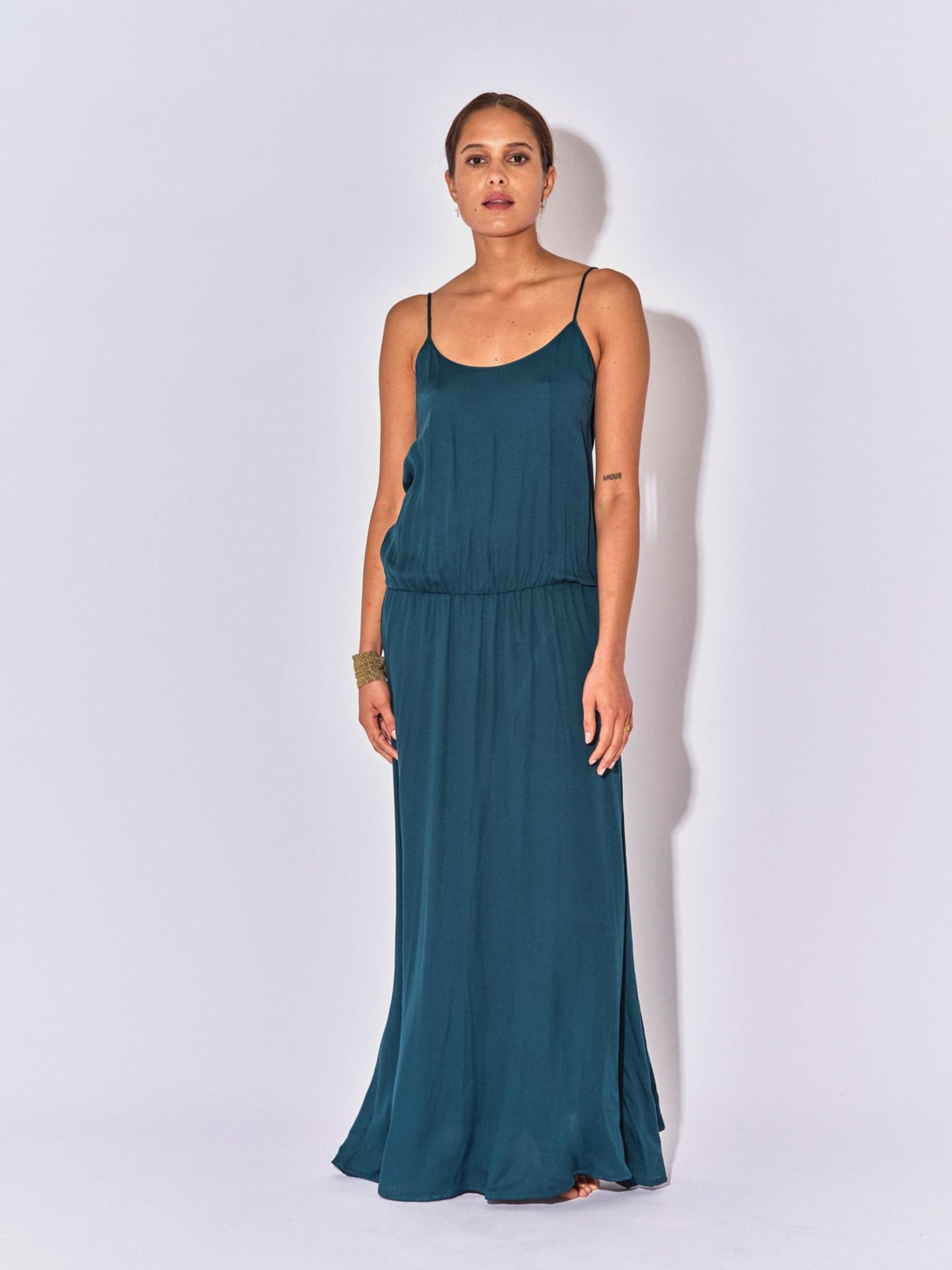Robe Longue Dos nu Fidji Petrol