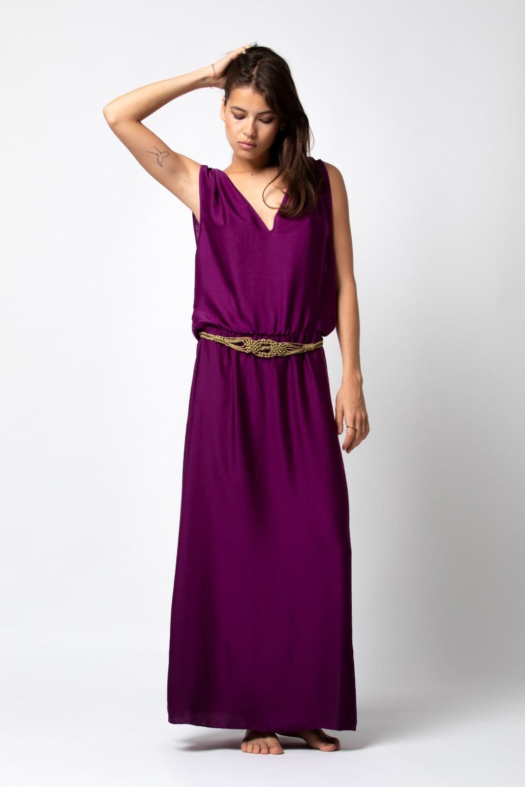 Robe Longue Tali Purple